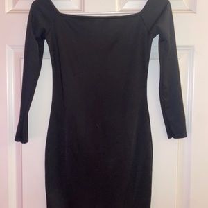 PLL Black Off the Shoulder Dress
